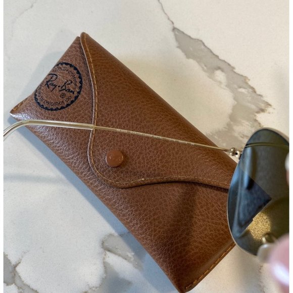 Ray-Ban Blue Green Aviator Sunglasses - Picture 8 of 9